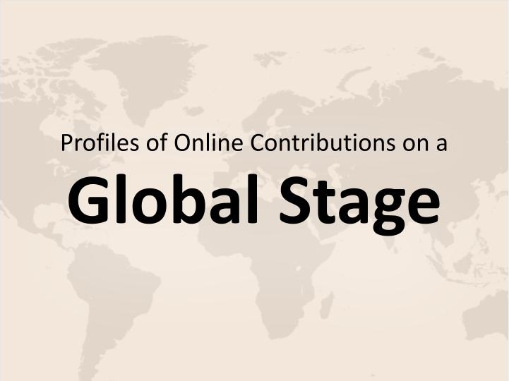 Hiring in the Global Stage: Profiles of Online Contributions